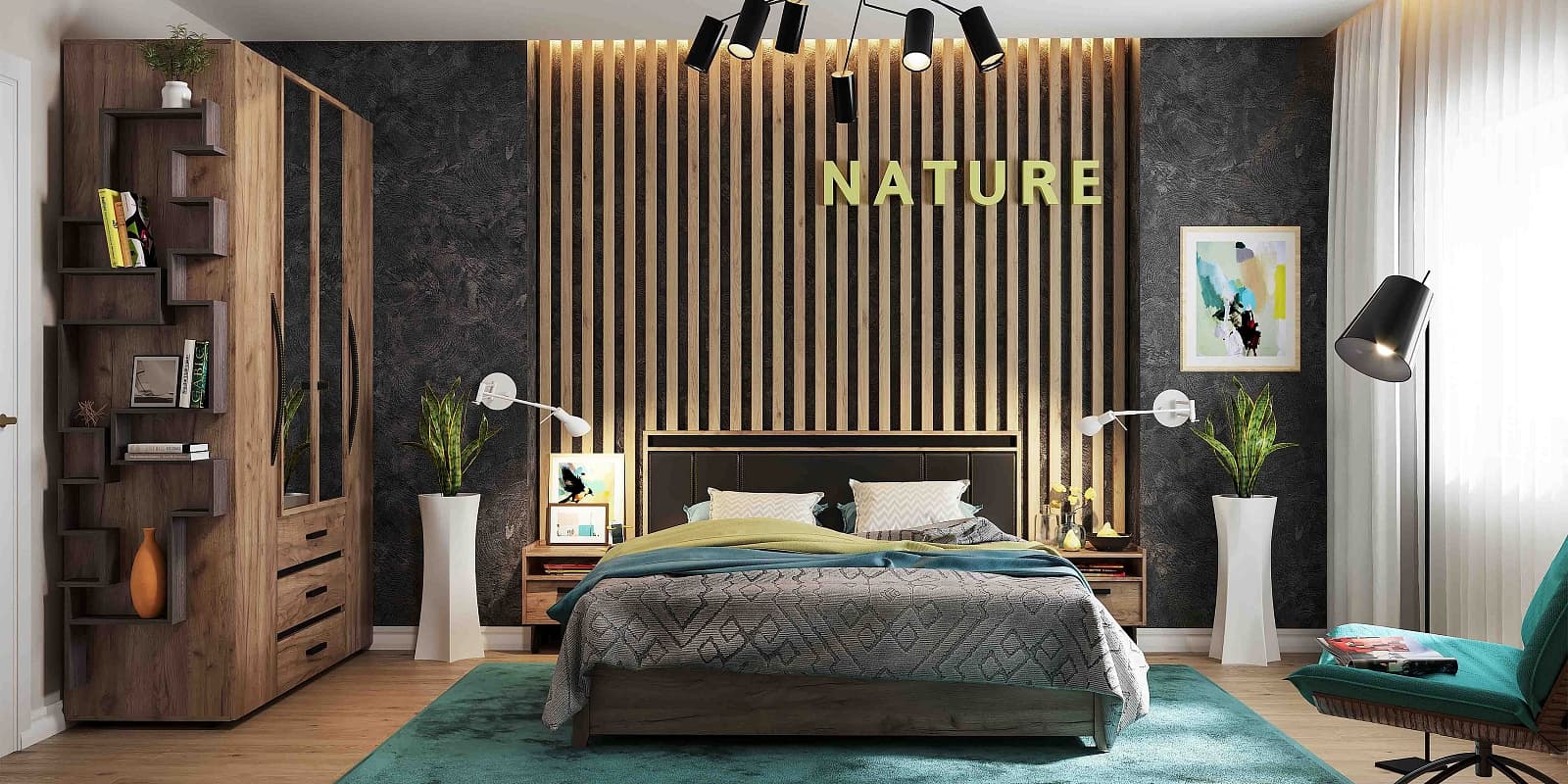 Nature модульная спальня 1